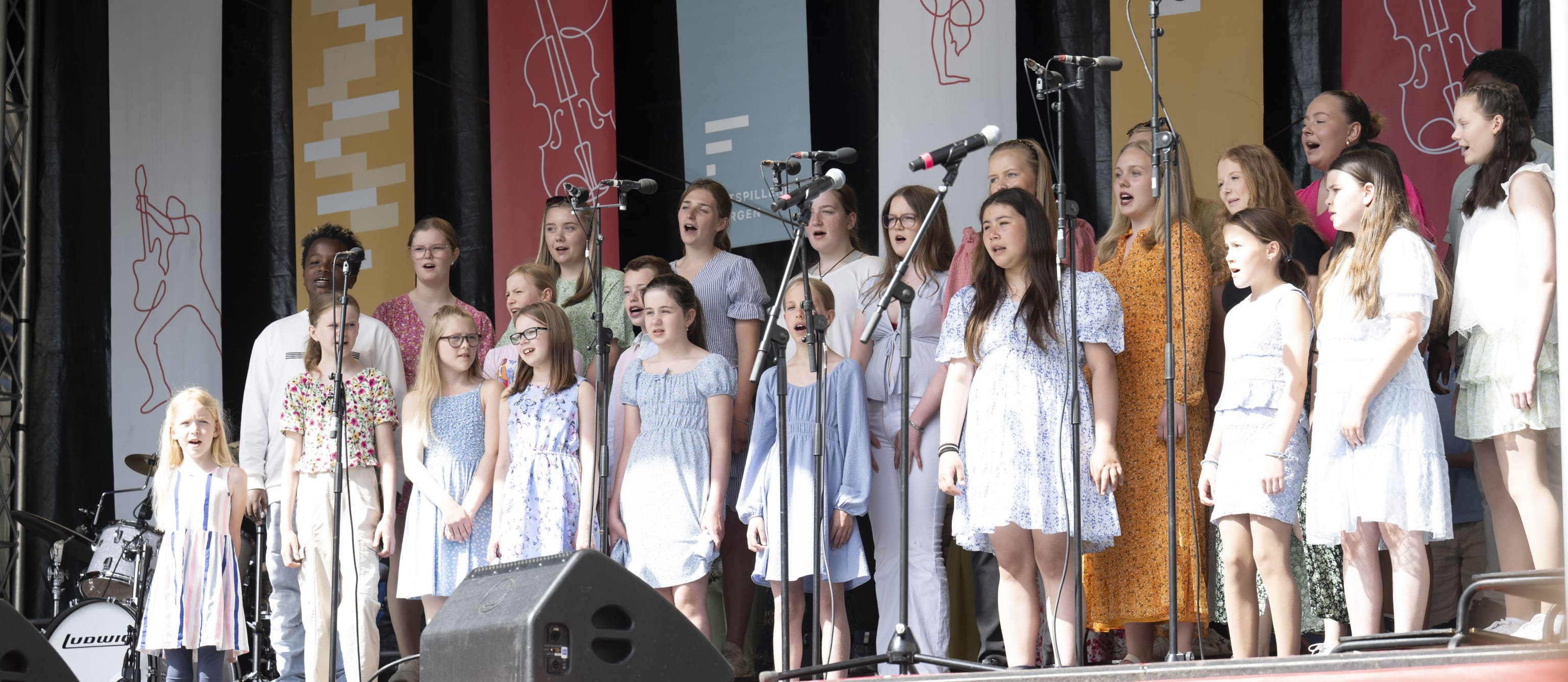 Bergen Barnekorfestivals avslutningskonsert. Foto: Thor Brødreskift